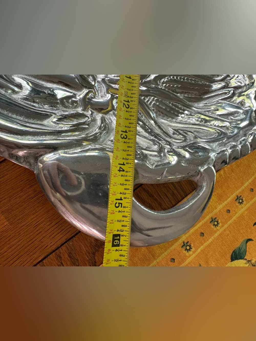 Gloria’s Large Aluminum Serving Bowl with Card NWOT - Picture 7 of 11